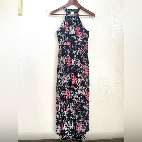 REVOLVE - ASTR The Label - Floral Hi Low Midi Maxi Halter Dress - Picture 8 of 8